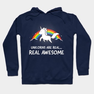 Unicorns are real awesome Hoodie